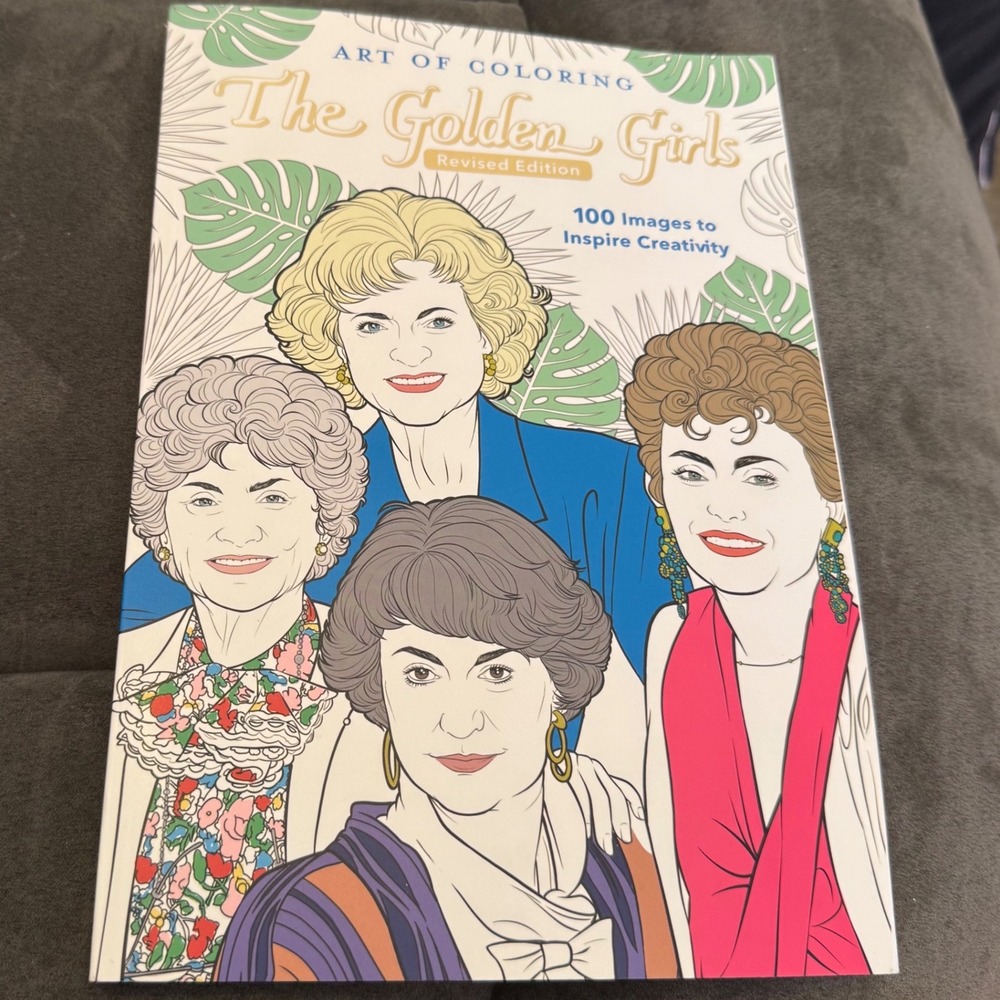 Art of Coloring The Golden Girls Revised‎ Edition 100 Images 9781368078634 2022